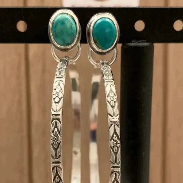 Vintage Onyx Boho Øreringe 