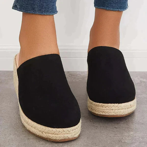 Marga™ | Elegante sandalen med gevlochten sleehak