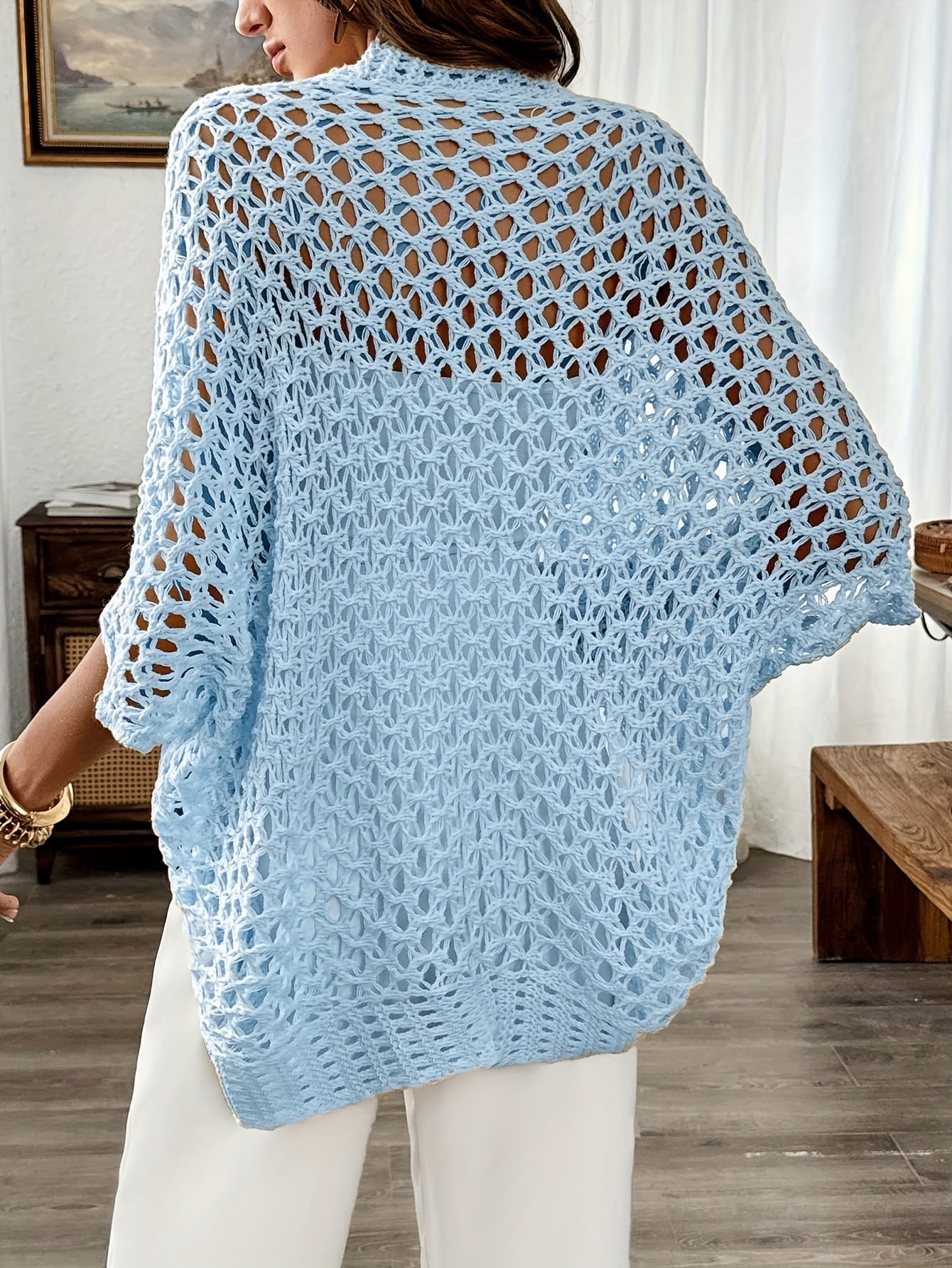 FLORIANA – ÅBEN STRIKKET BLUSE