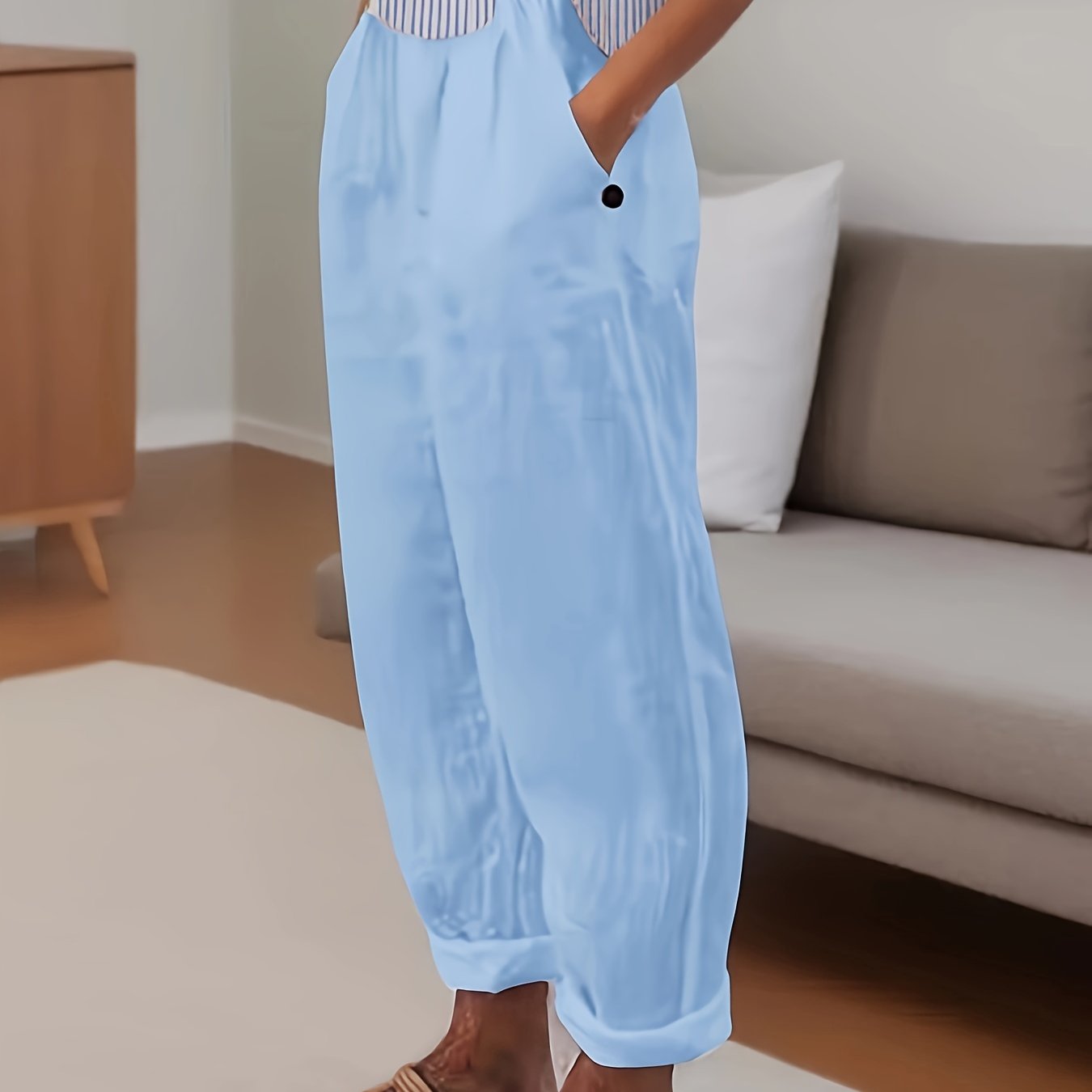 Tindra™ – Lätta raka sommarbyxor for women