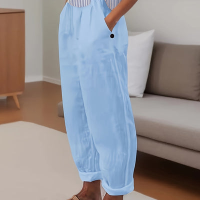 Tindra™ – Lätta raka sommarbyxor for women