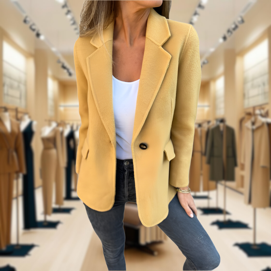 Suzanne - Afslappet uldenblazer 