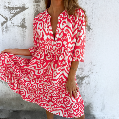 Margriet™ | Elegant kjole med V-hals