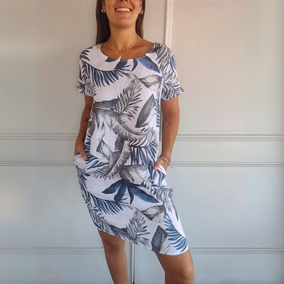 Annelin™ | Komfortabel kjole med rund hals