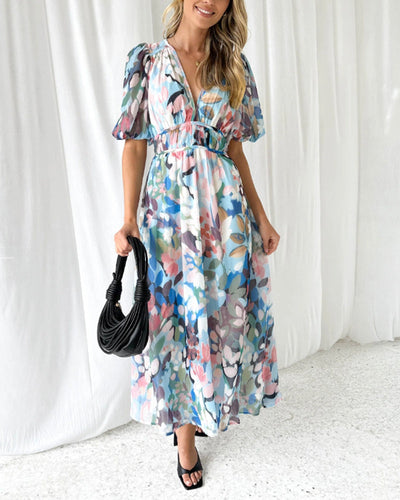 Sofia™ | Elegant blomstret kjole