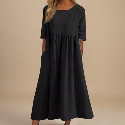 Katrine | Flatterende Bomuldskjole