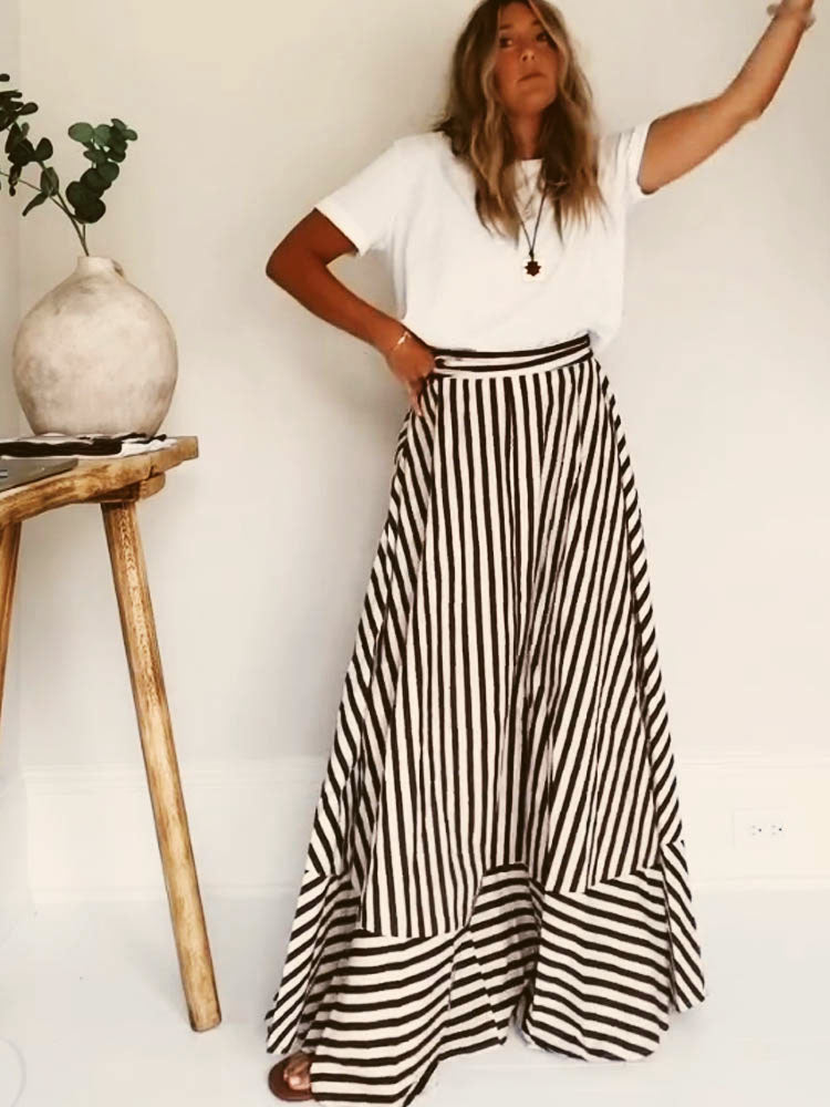 Damaris - Komfortabel Stilfuld Ruched Maxikjole