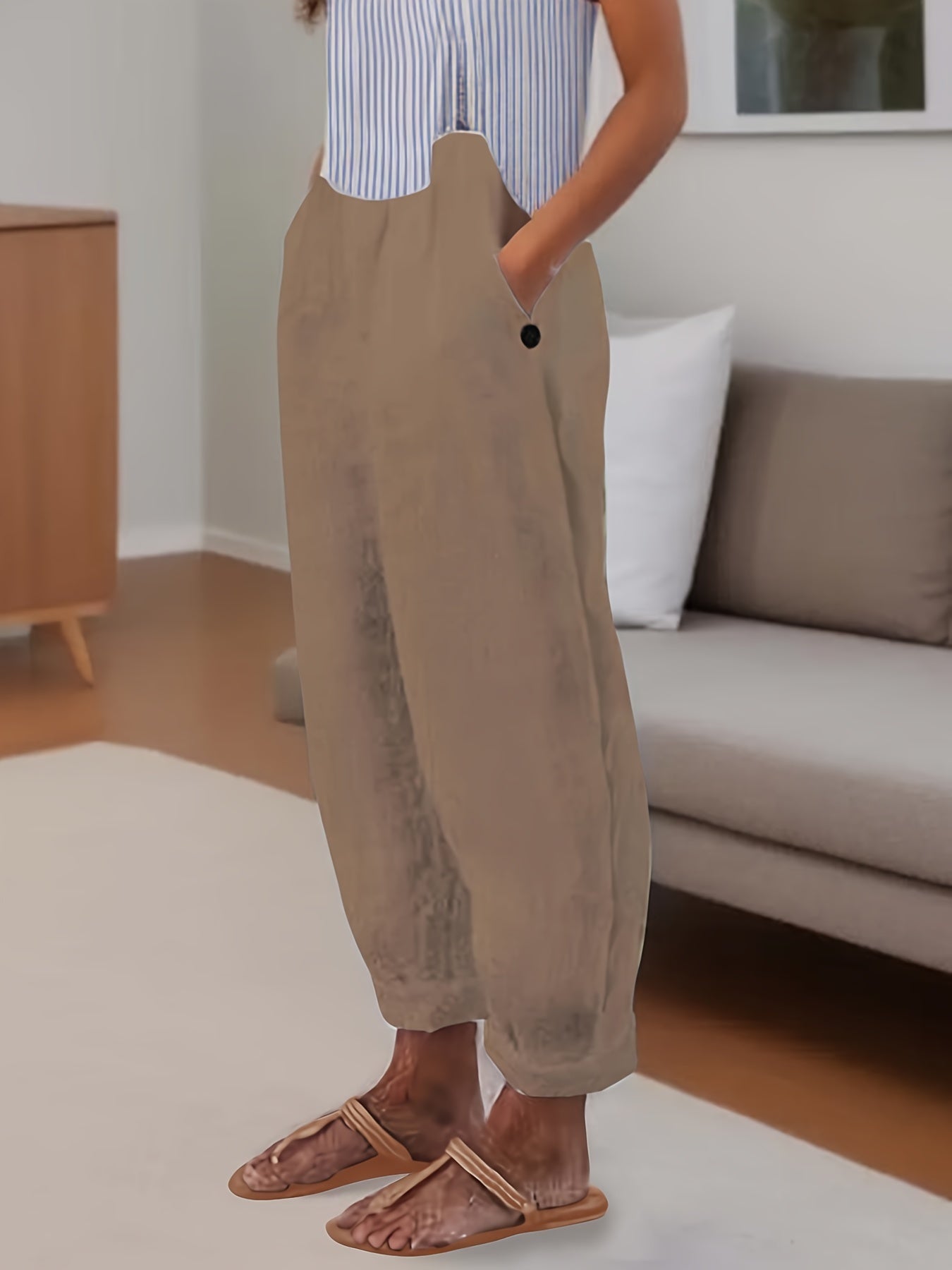 Tindra™ – Lätta raka sommarbyxor for women