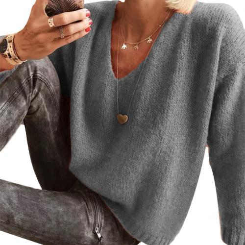 Kim - Pullover med V-hals 