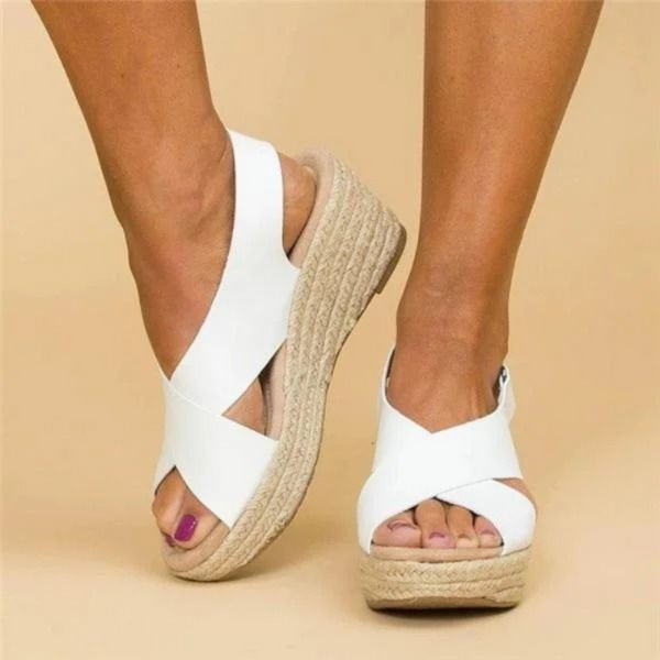 Corina™ | Ortopædisk lære sandalen af ​​højværdigt materiale 
