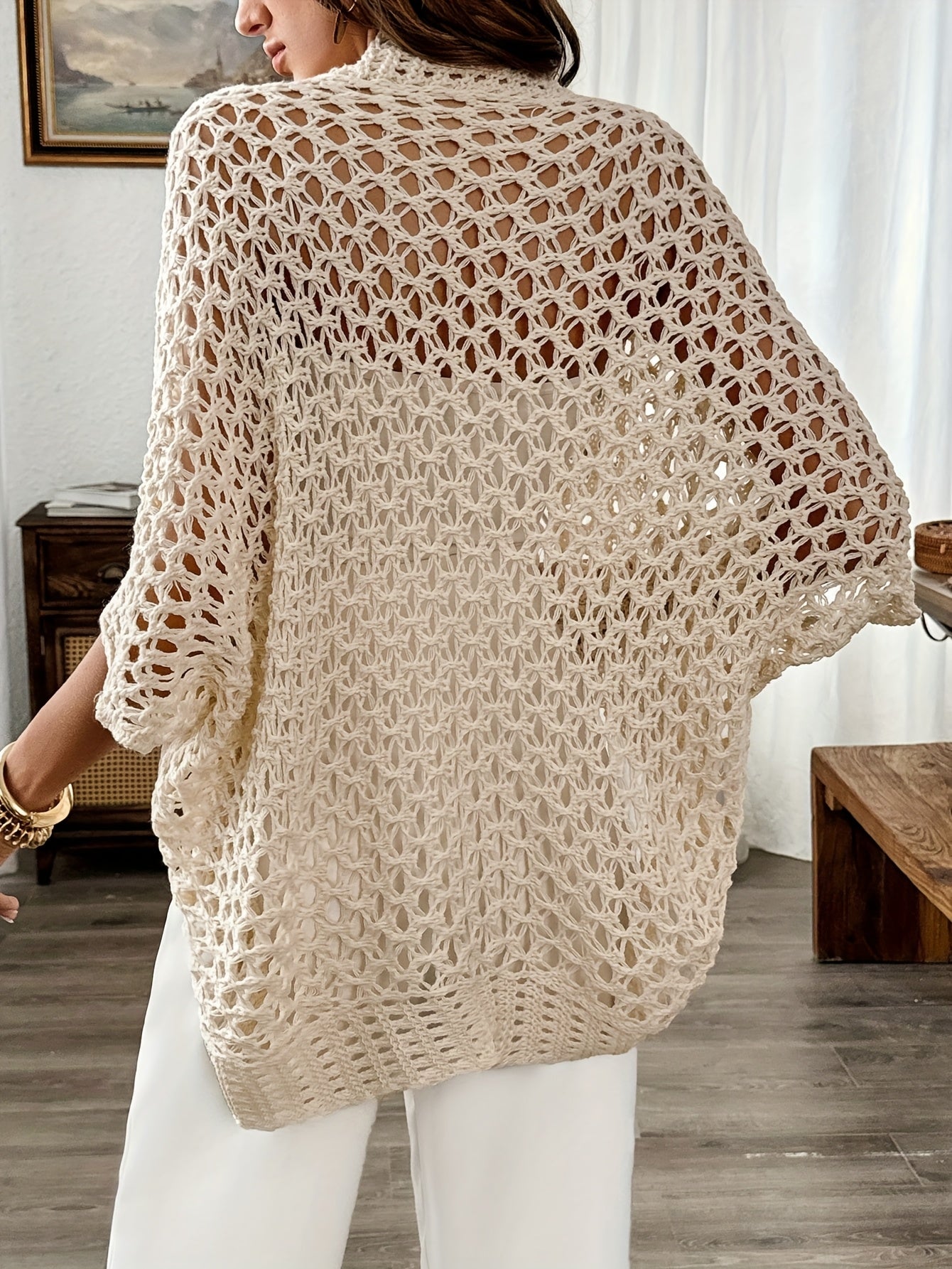 FLORIANA – ÅBEN STRIKKET BLUSE