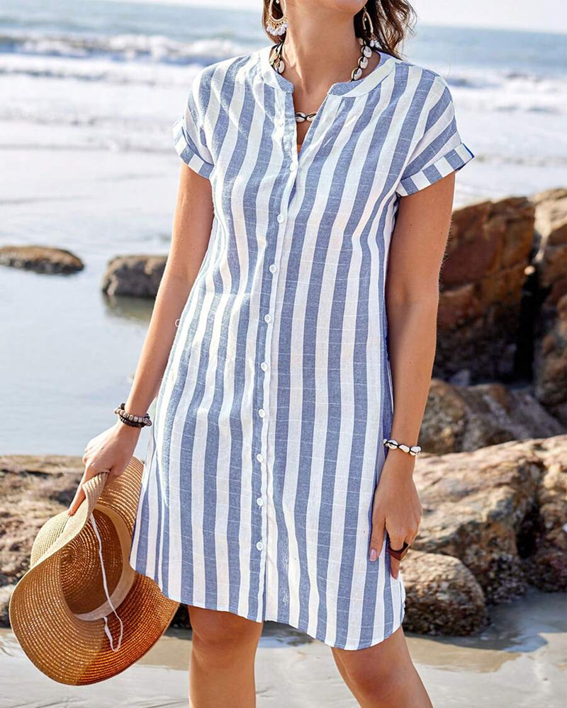 Ione™ – Elegant Skjortklänning 