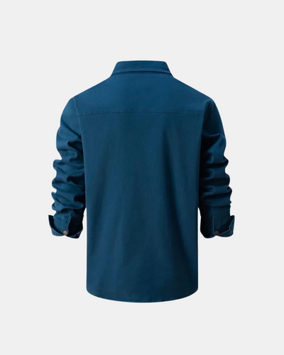 Afslappet denimskjorte