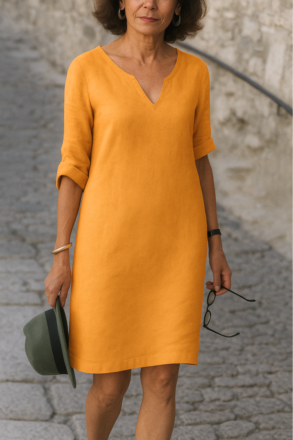Ria™ | Elegant kjole med V-hals