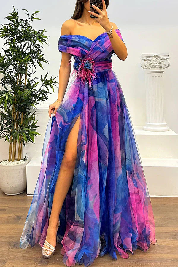 Juliet – Elegant Off-Shoulder Maxikjole