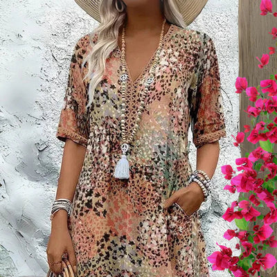 ROKSANDA - FLÅENDE BOHO KJOLE