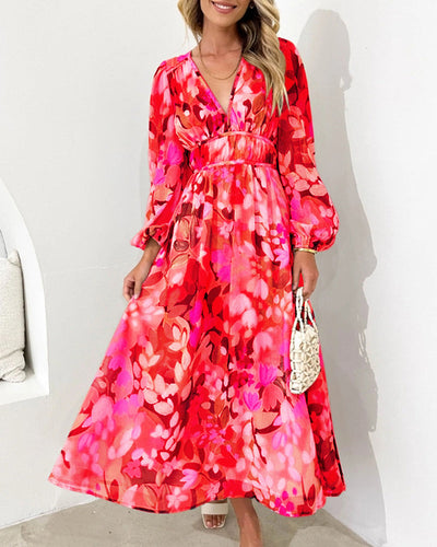 Sofia™ | Elegant blomstret kjole
