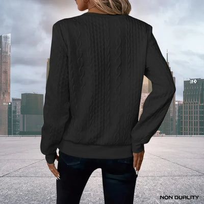 Ikke-dualitets sweater med lynlås