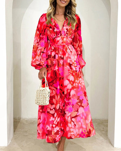 Sofia™ | Elegant blomstret kjole