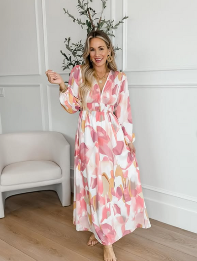 Elise - Blomster Charm Maxikjole 