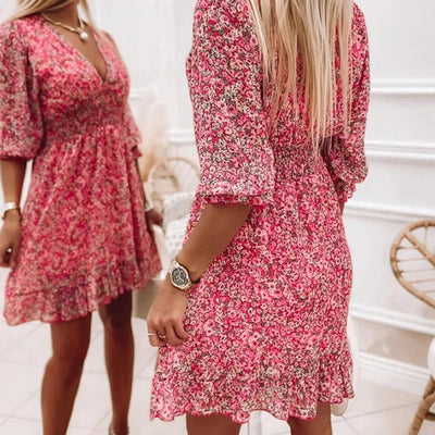 Addison™ - Elegant blomsterkjole 