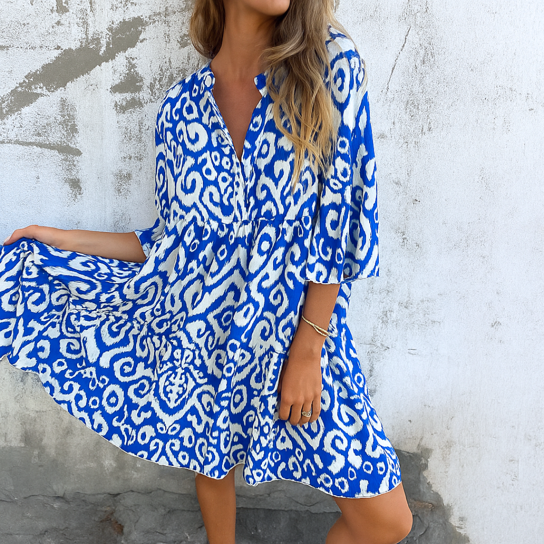 Margriet™ | Elegant kjole med V-hals