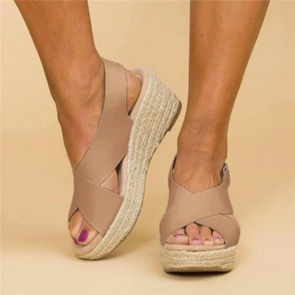 Corina™ | Ortopædisk lære sandalen af ​​højværdigt materiale 