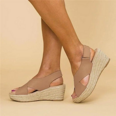 Corina™ | Ortopædisk lære sandalen af ​​højværdigt materiale 