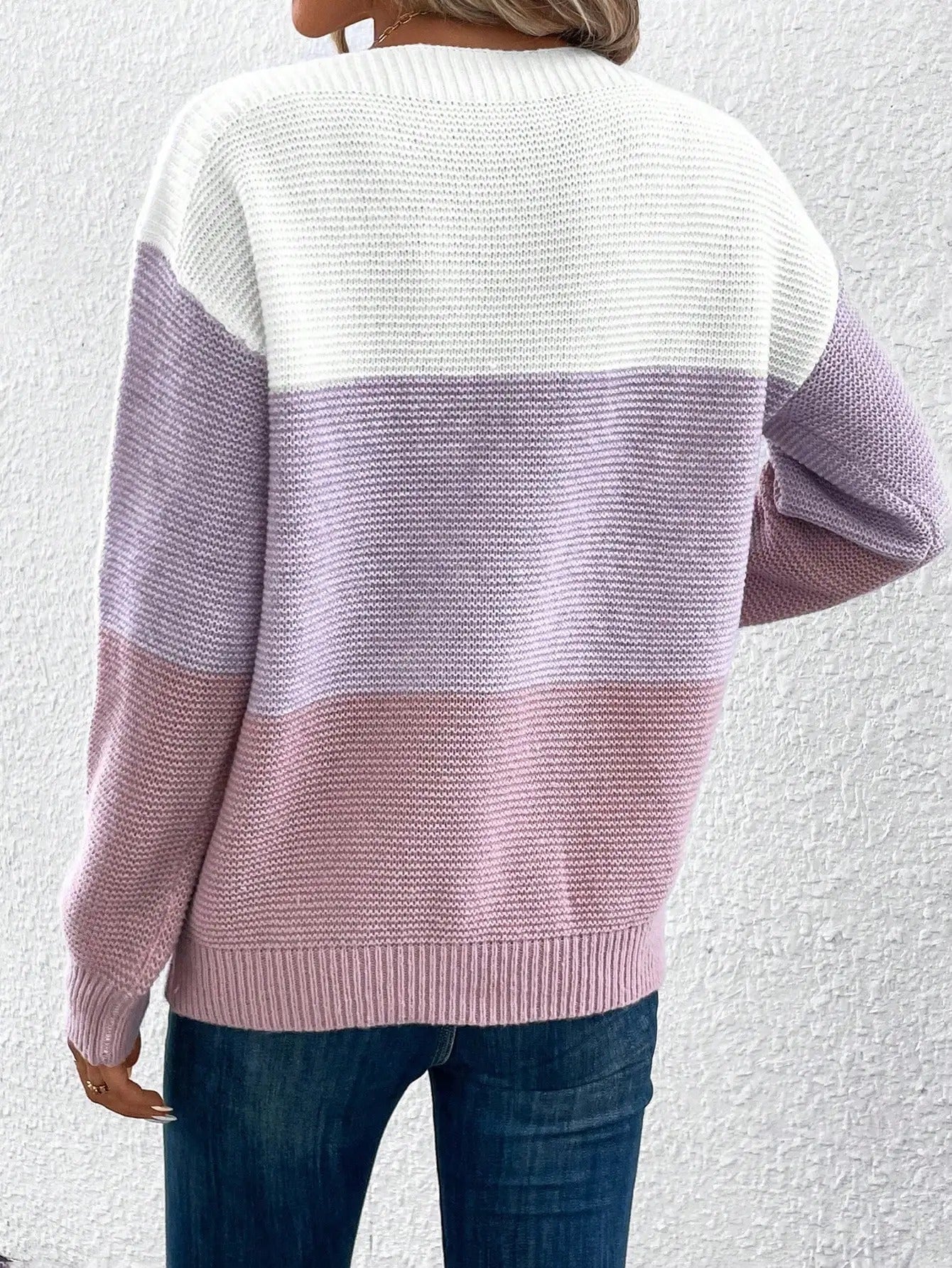 Daphne - Ombre striktrøje 