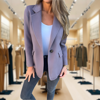Suzanne - Afslappet uldenblazer 