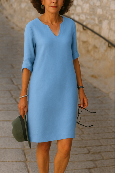 Ria™ | Elegant kjole med V-hals