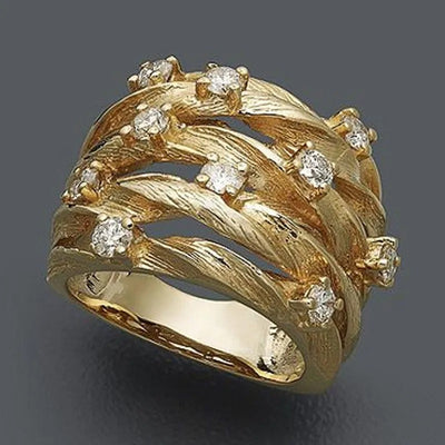 Vintage guld boho ring