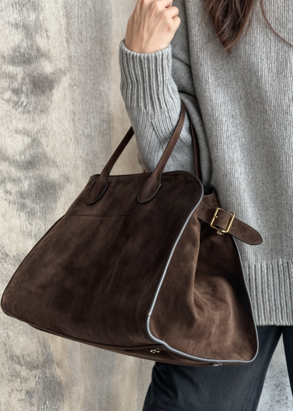 Aurora Suede Skuldertæske BB