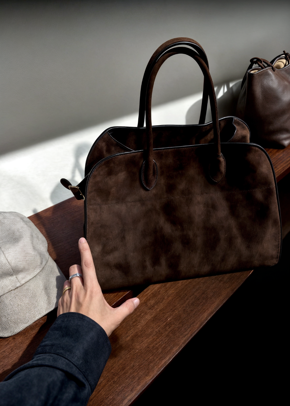 Aurora Suede Skuldertæske BB