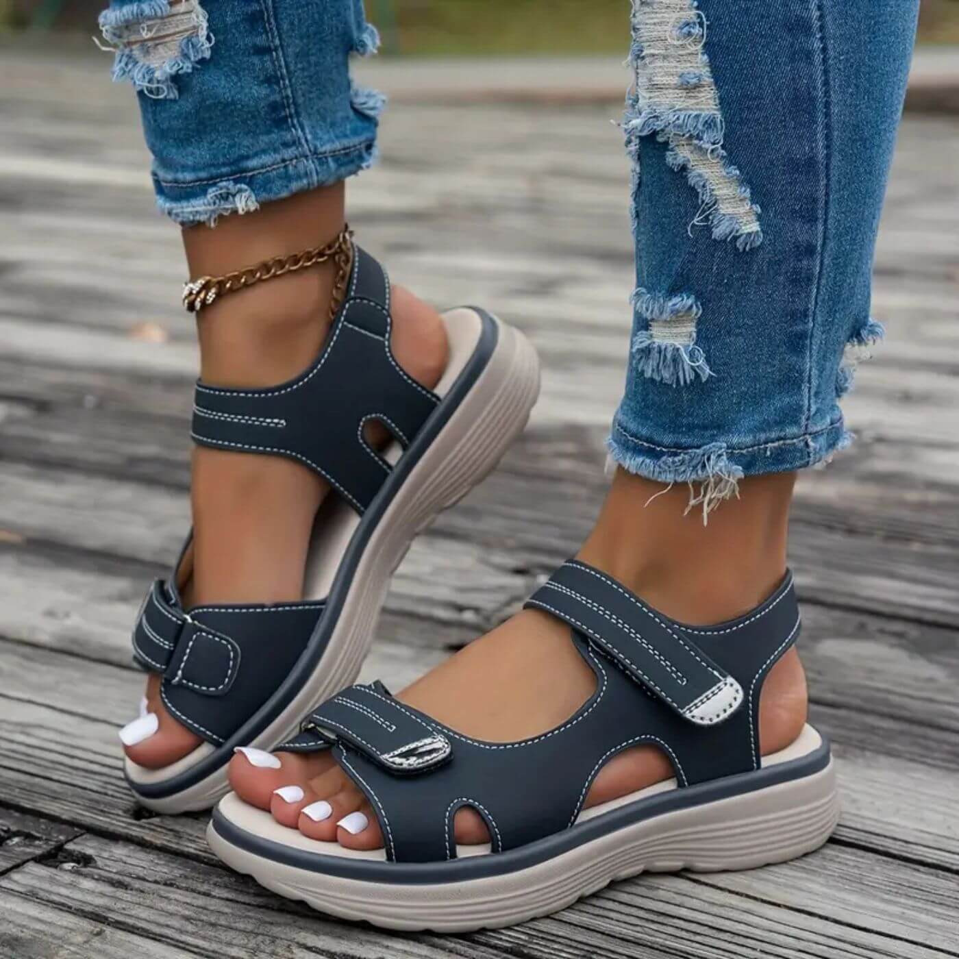 Rita™ | Komfortabel sandalen med sleehak en enkelbandje