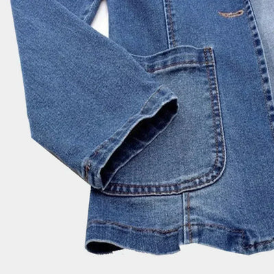 Nora | Stilfuld Denimblazer Til Kvinder