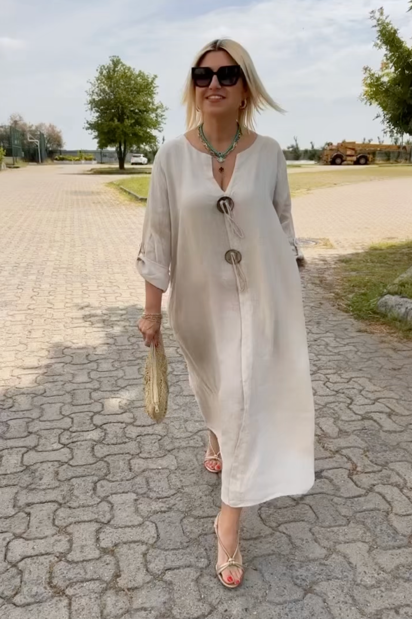 Bess - Trendy Afslappet Tunikakjole