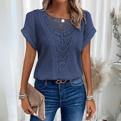 Estelle - Elegant bluse i Ibiza-stil
