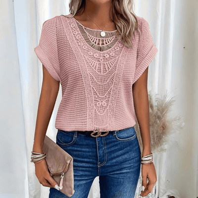 Estelle - Elegant bluse i Ibiza-stil
