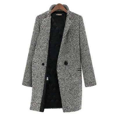 Evelyn - Chic uld vinterfrakke 