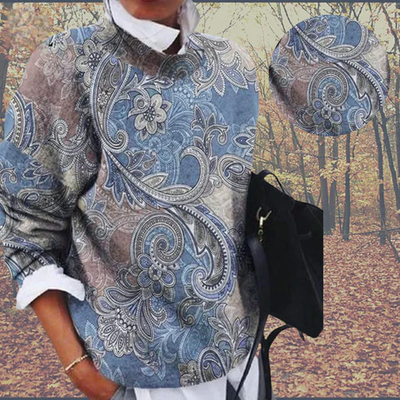 Jessie - Printet pullover-trøje 