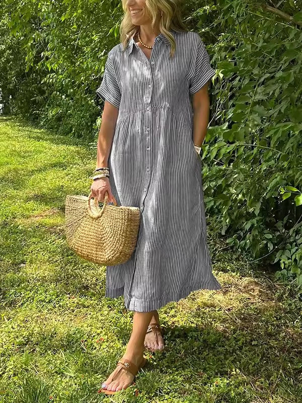 Theda – Komfortabel &amp; Hverdags-chic Maxikjole