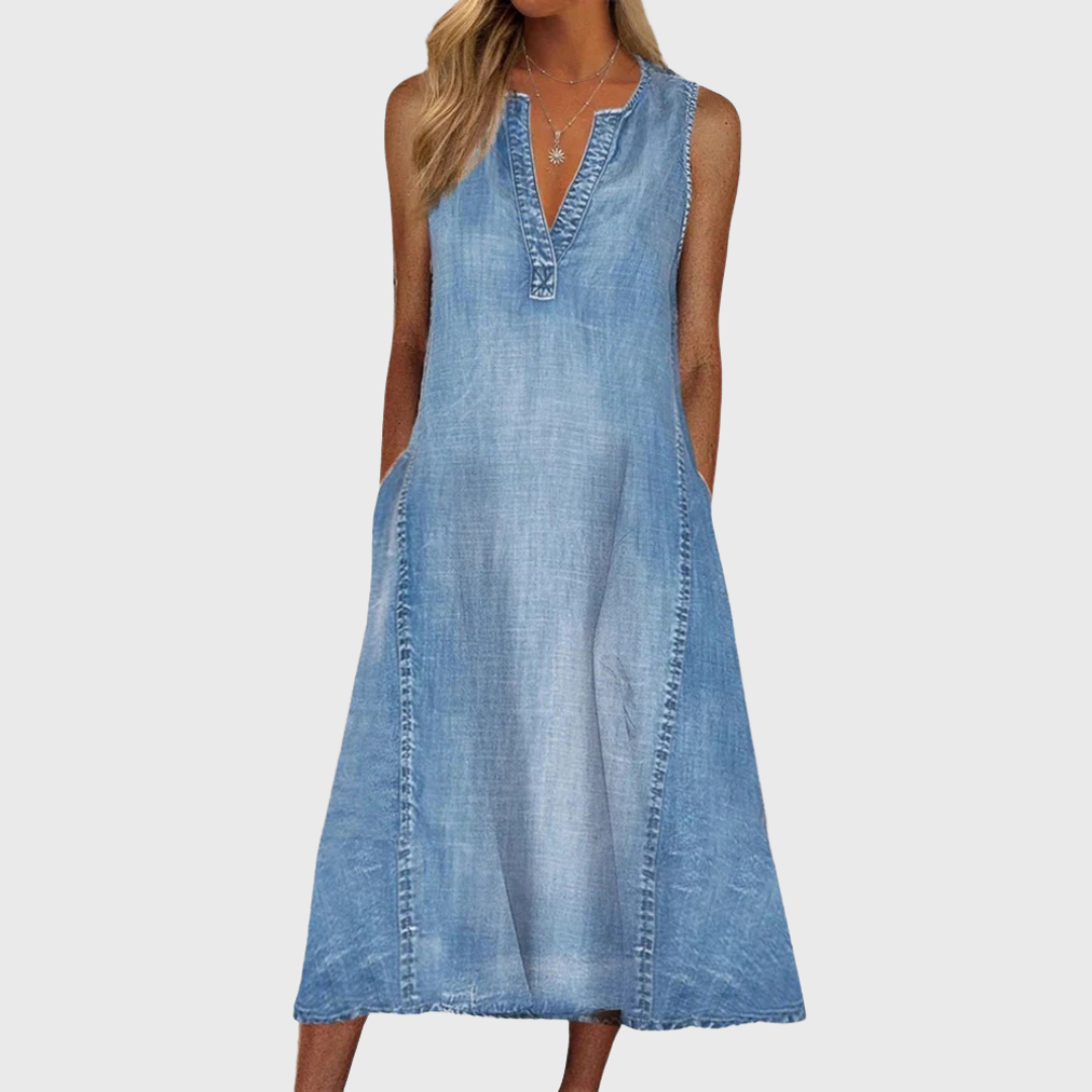 Anemone | Denim Komfortkjole