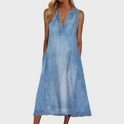 Anemone | Denim Komfortkjole