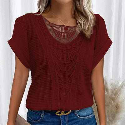 Estelle - Elegant bluse i Ibiza-stil