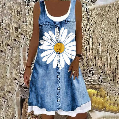 Maja | Blød og Elegant Denimkjole