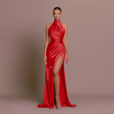 Cleo - Elegant maxikjole med slids