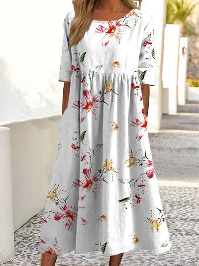 Sofia® | Blod Blomsterkjole
