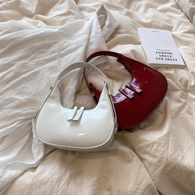bella™ – vintage halvmåne skuldertaske
