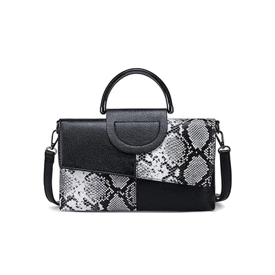 celine™ – struktureret sort håndtaske i læderlook